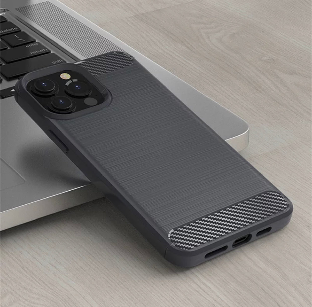 Simple Carbon Fiber Phone Case- for selected Apple iPhone models - Super Savings Technologies Co.,LTD Simple Carbon Fiber Phone Case- for selected Apple iPhone models - Super Savings Technologies Co.,LTD